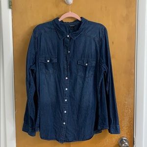 Denim Button Down Shirt